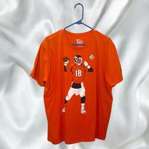 💚NWOT Men's Denver Broncos Nike Orange Team Tri-Blend T-Shirt